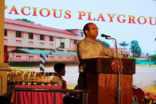 Motivational talk to students at Annual day 2018, St Josephs Thrikkakara.