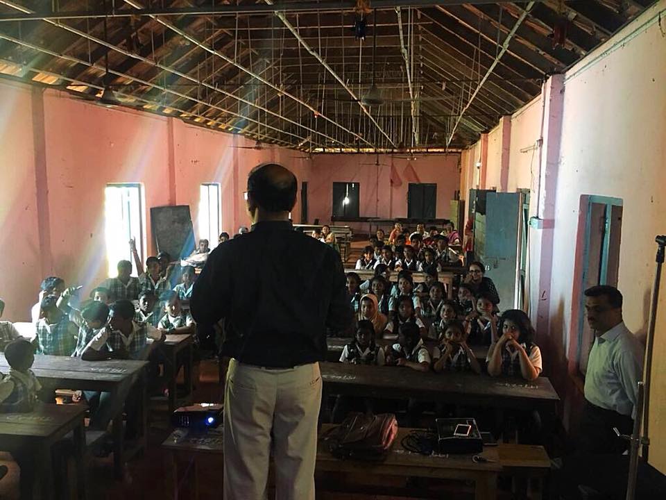 Health talk at Govt High School Thiruvangulam