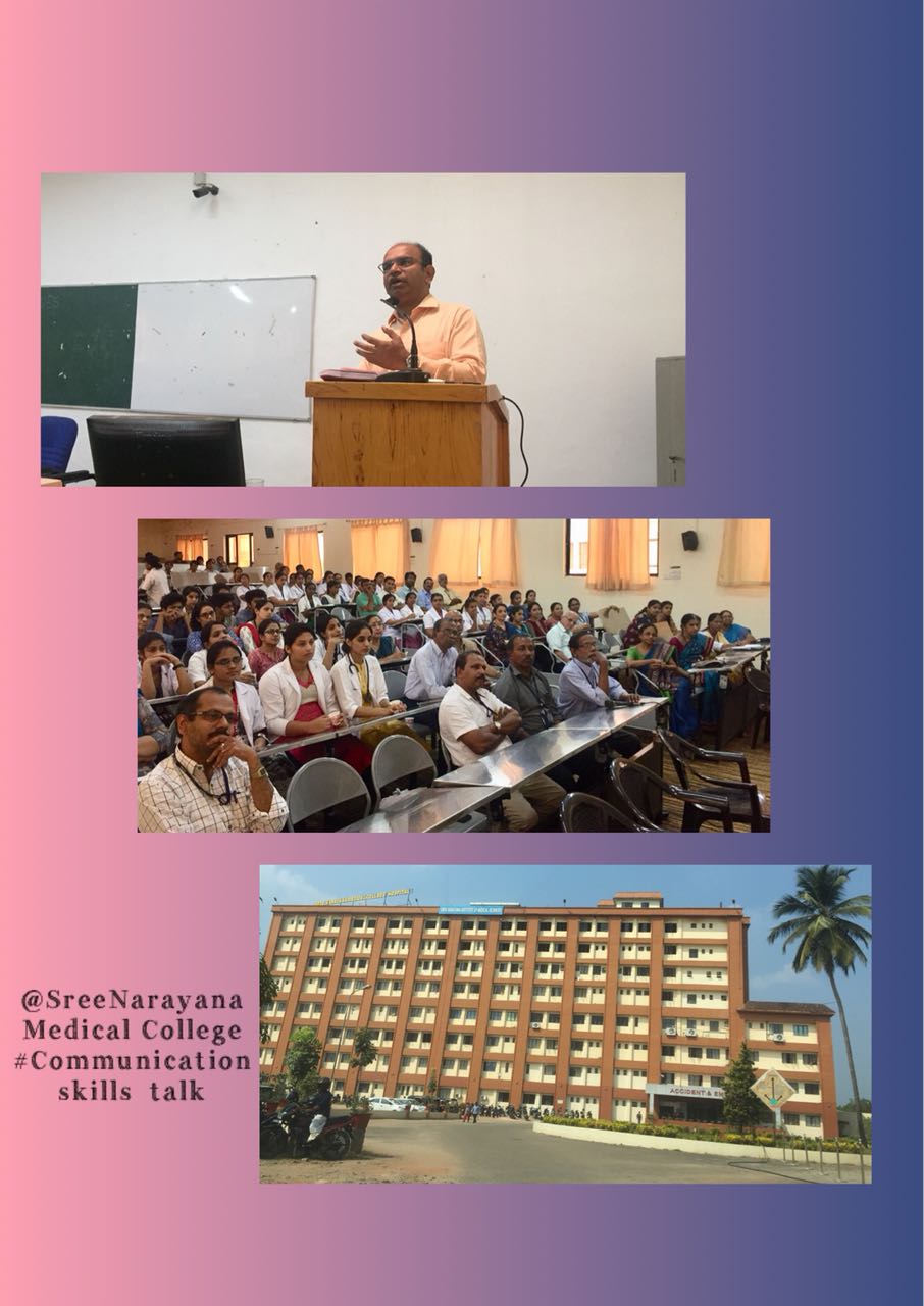 Communication skill talk @ Sree Narayana Medical College